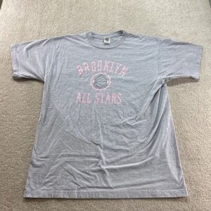 Vintage Foot Locker Brooklyn All Stars‎ Shirt Mens 2XL Basketball Graphic Tee